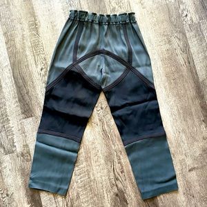 Black and gray joggers